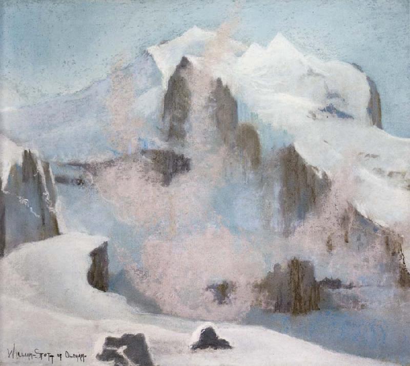 William Stott of Oldham An Alpine Peak